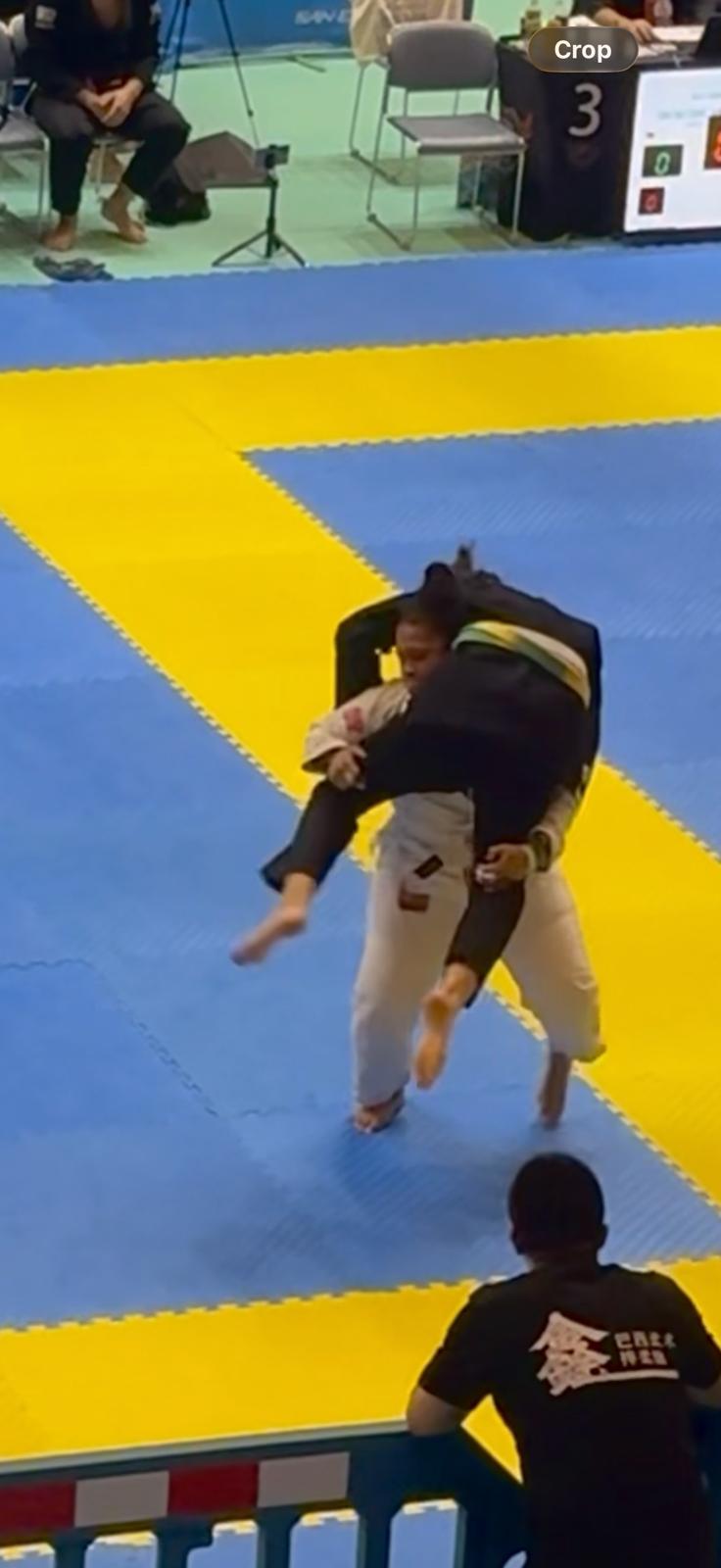 Desireé Vasquez in action at the SJJIF World Championship
