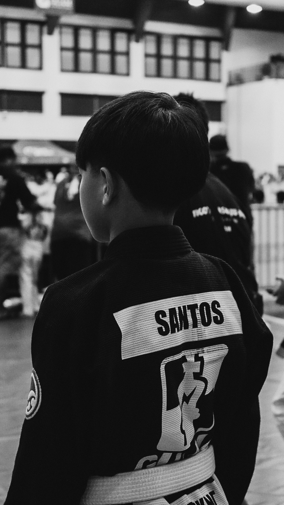 Bray in his gi before competition