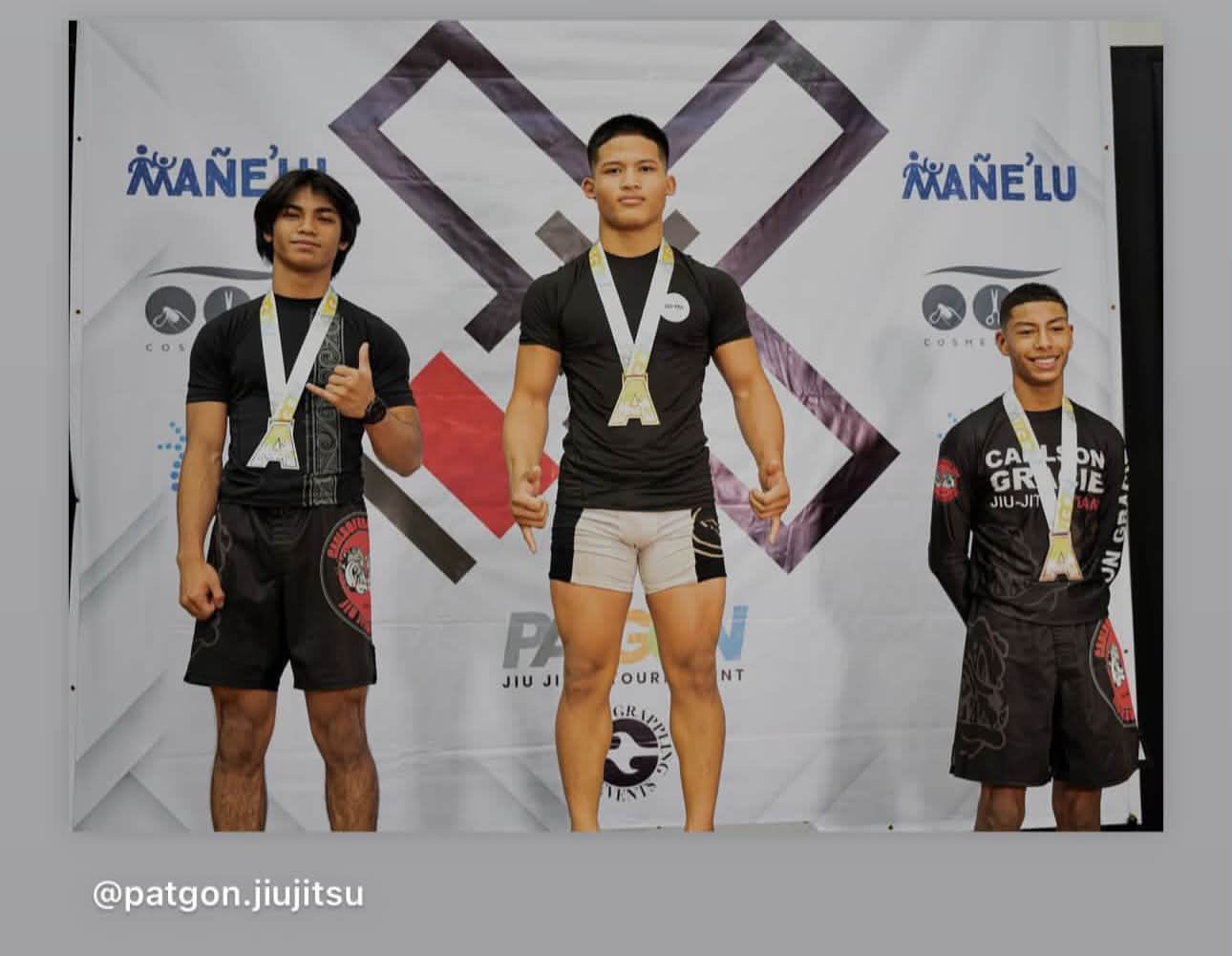 EthanRay Paulino on the Patgon podium