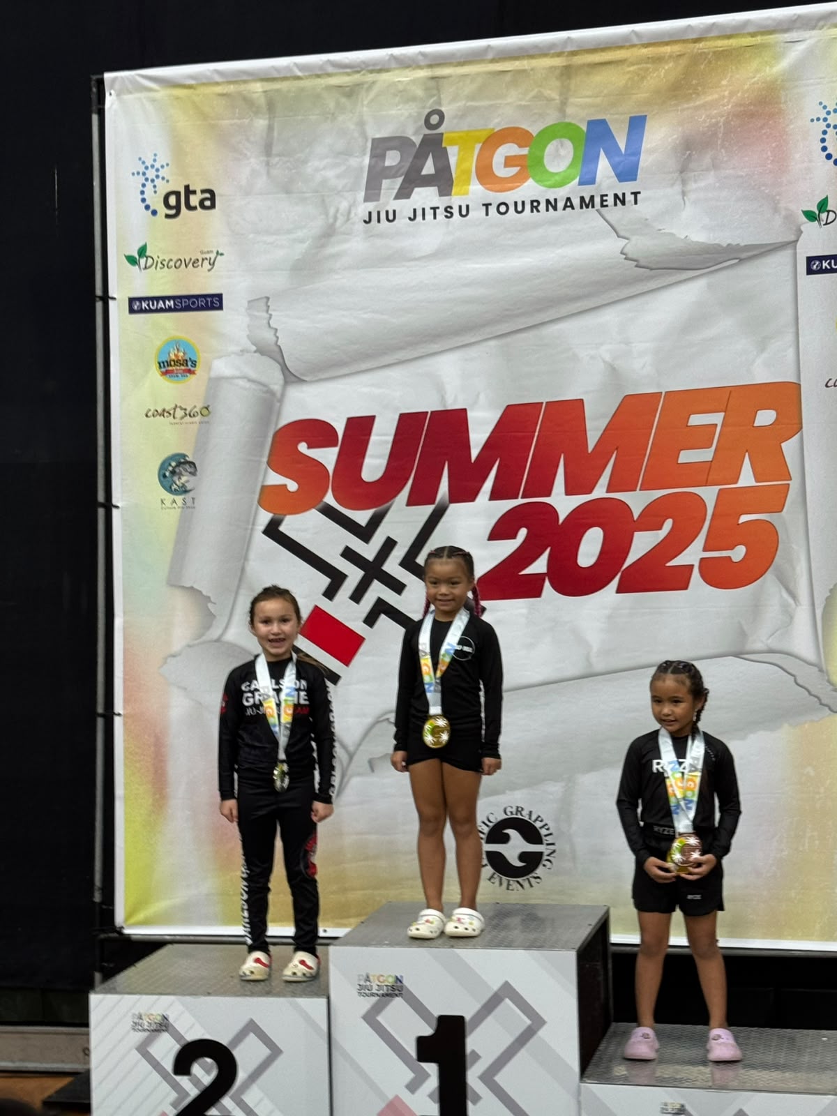 Ivy Sablan on the first-place podium at Patgon Summer 2025
