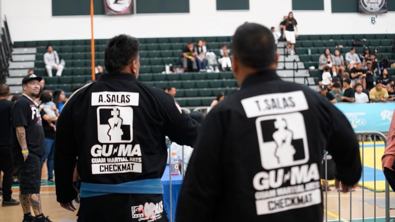 Travis and Anthony Salas repping GUMA on the competition floor